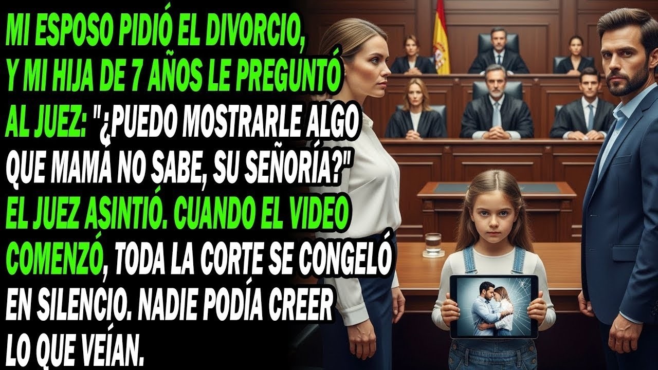 ⚖️En Audiencia De Divorcio, Mi Hija Reprodujo Un Video. Todos Quedaron En Shock Por Lo Que Reveló...