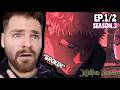 I WAS NOT READY!!!! | JUJUTSU KAISEN SEASON 3 - EPISODE 1-2 | FIRST TIME REACTION!!