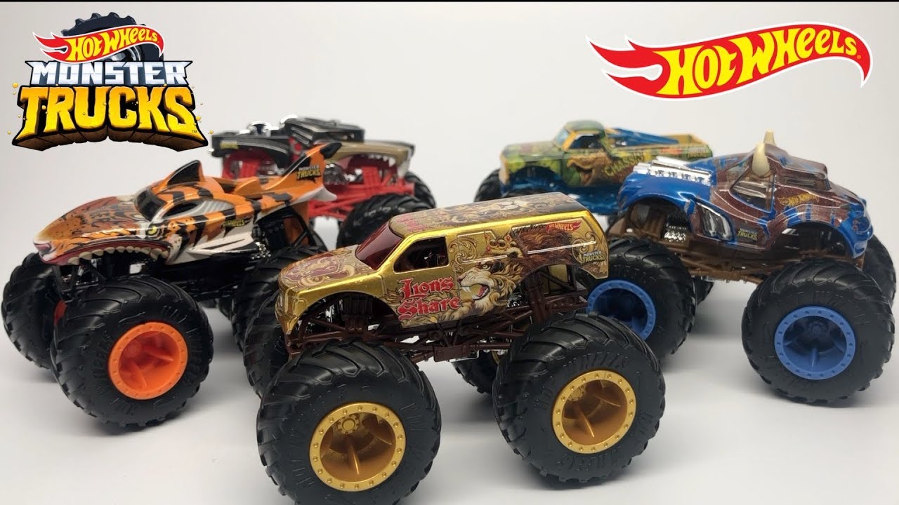 hot wheels monster jam 5 pack