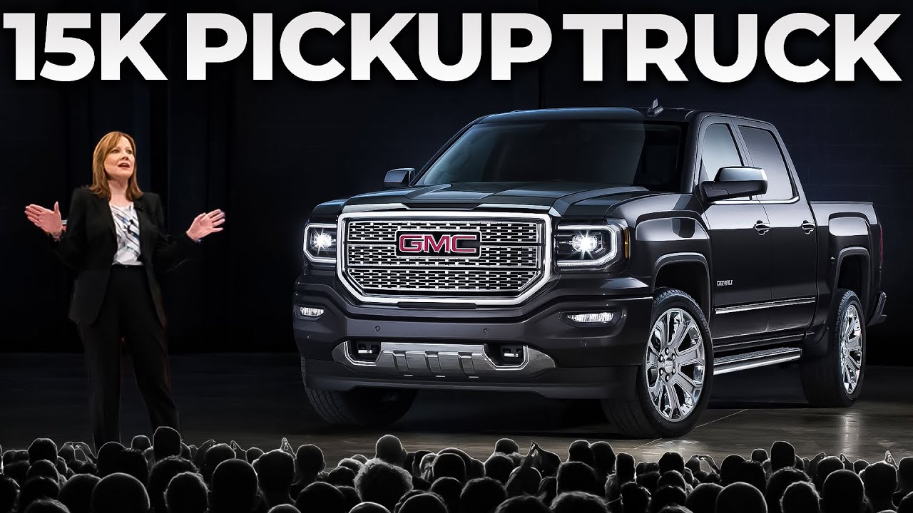 GM CEO Reveals New Insane $15,000 Pickup Truck and Shocks The World!