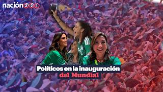 Políticos en la inauguración del Mundial
