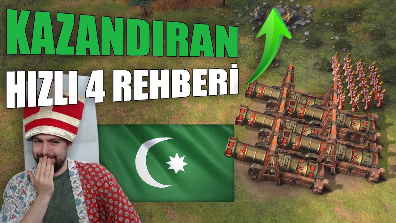 OSMANLIDAN ZAFER GETİREN TAKTİK - Hızlı İmparatorluk Çağı Taktiği | Age of Empires 4 Rehber
