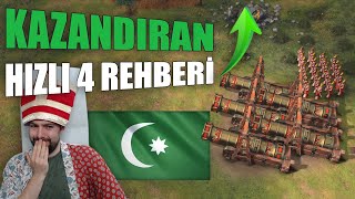 OSMANLIDAN ZAFER GETİREN TAKTİK  Hızlı İmparatorluk Çağı Taktiği | Age of Empires 4 Rehber