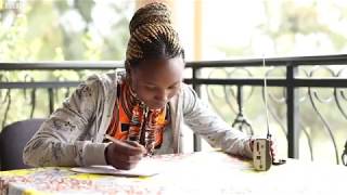 Meet the girl whose teacher is a radio.