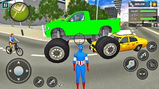 Captain Rope Hero Ninja Gangster Crime Vegas City #16 - Android Gameplay screenshot 5