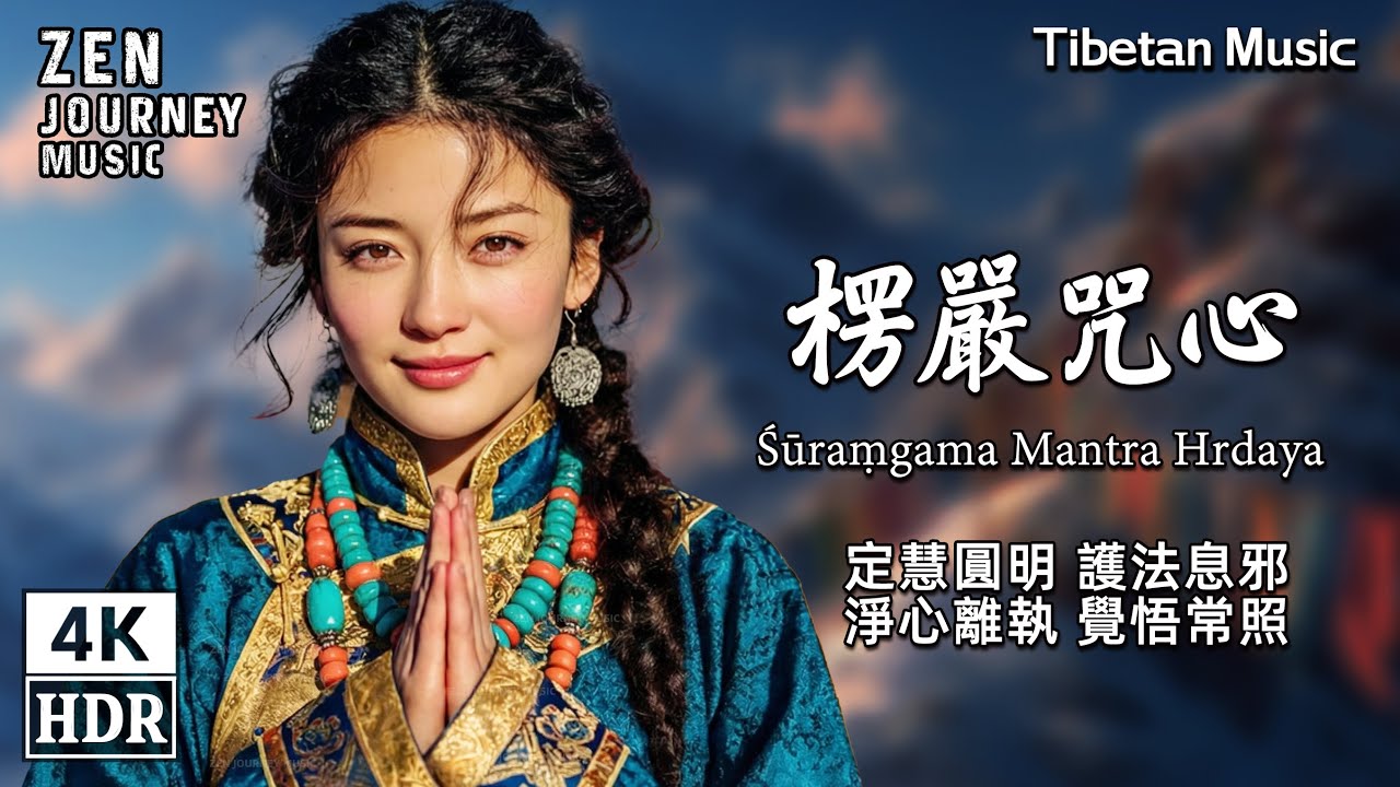 楞嚴咒心｜西藏女孩演繹佛樂MV，護身破障、清淨心念、安神止念，助冥想療癒與能量提升 Mantra Healing Protection Tibetan Spiritual Energy