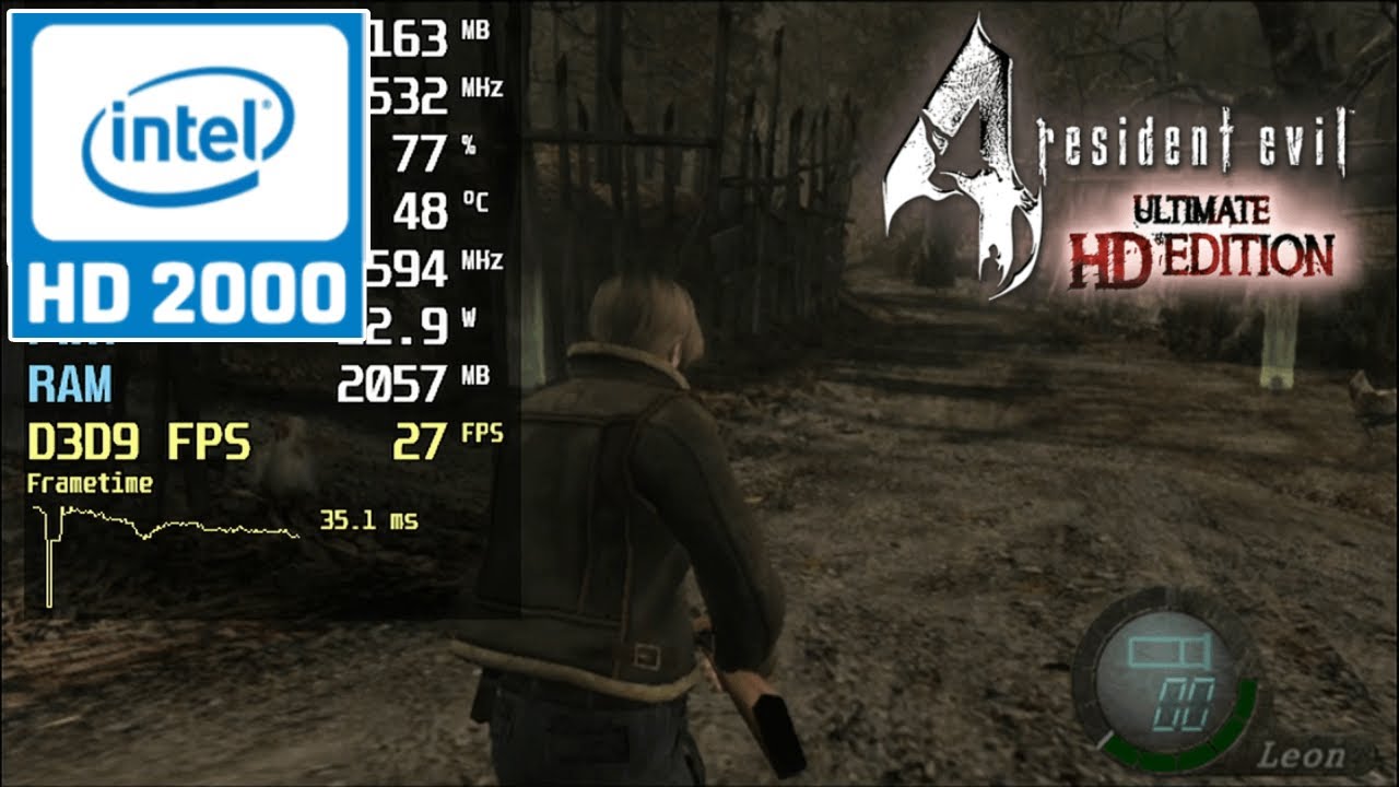 Resident Evil 4 (2014) - Pentium G620 + Intel HD Graphics 2000