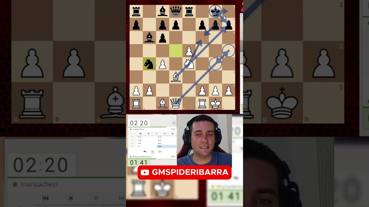 ⭐ GRAN MAESTRO de casi 2700 elo cae en ESTA TRAMPA 