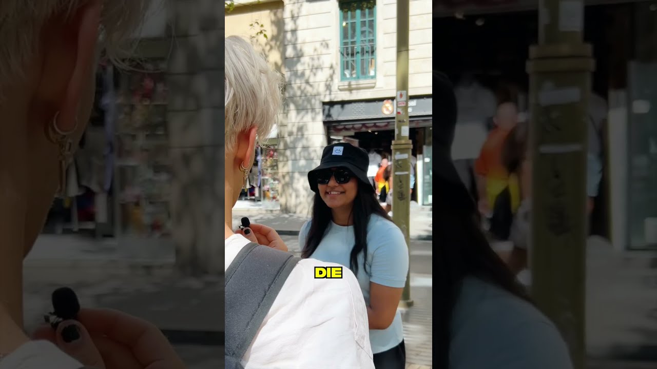 10 Euro, wenn du nicht ins Mikrofon sprichst in BARCELONA