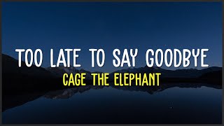 Cage The Elephan - Too Late to Say Goodbye (Letra Español)