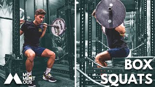 How To Box Squat The RIGHT Way (SQUAT HEAVIER!!)