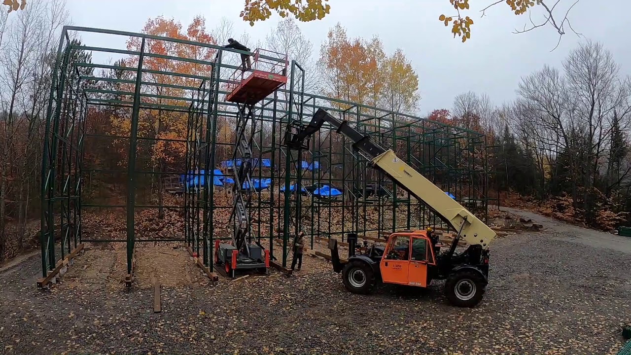 New Storage Shed at Mountain Trout House Marina, Completed Fall 2020
