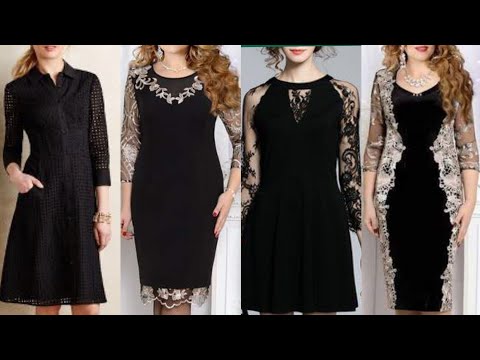 long black dress plus size