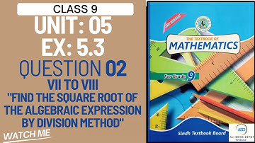 Class 9 | Math | Unit 5 | Exercise 5.3 | Question 2 Part Vii TO Viii | Class 9 Math Chapter 5 Ex.5.3