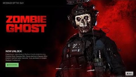 Zombie Ghost Operator Skin??? What?? Get it Now!! #Zombies #MWIII Call of Duty®:Modern Warfare II_