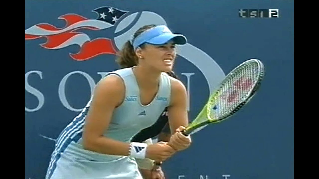 Martina Hingis vs. Marissa Irvin US Open 2002 R1 ❤️⭐