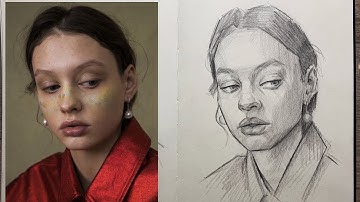 How to Draw a portrait: Drawing Practice