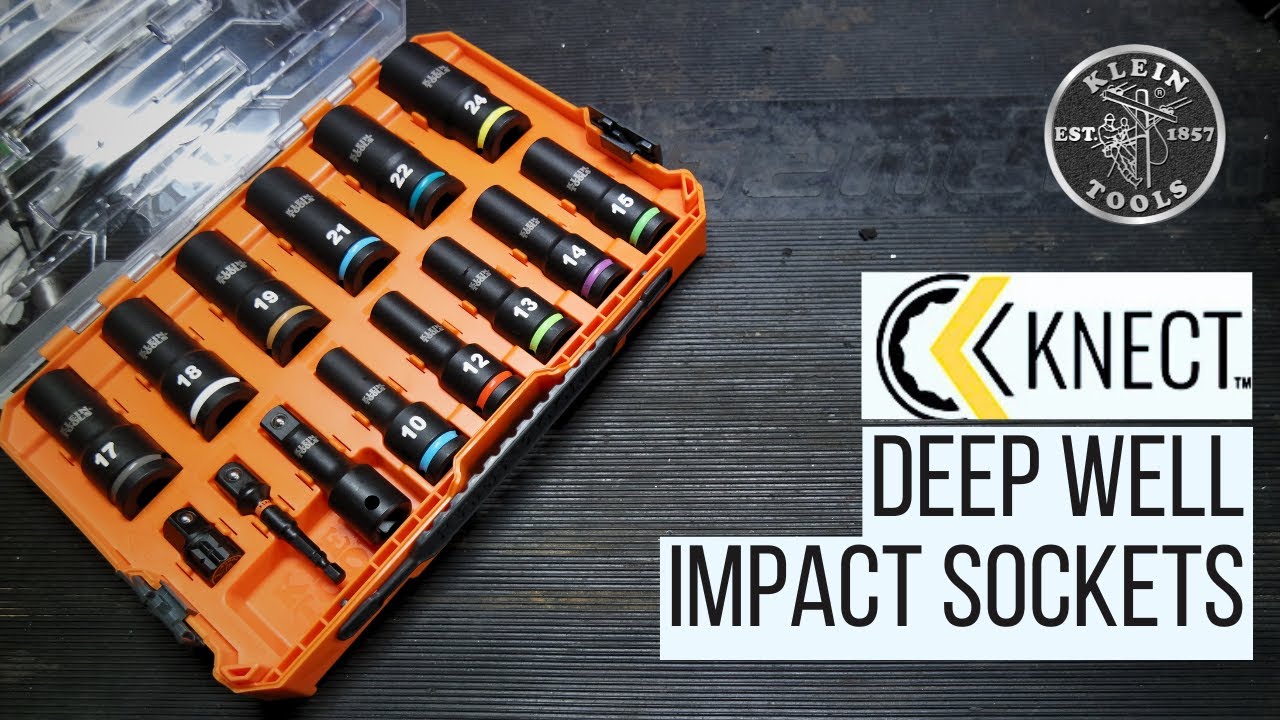 Klein Tools KNECT™ 1/2 In. Drive Deep Well Impact Socket Set, Metric 14-Piece (65111IMPCTM) Review