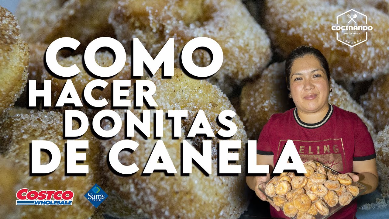 Como hacer donitas de canela ( Estilo sams y costco ) - YouTube