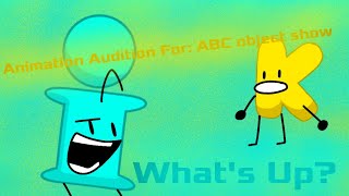 Animation Audition For Abc. Object Show