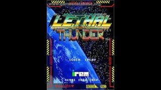 Lethal Thunder/Thunder Blaster (Arcade, 1991) 2 Player Co-Op Long/Full Playthrough & Review