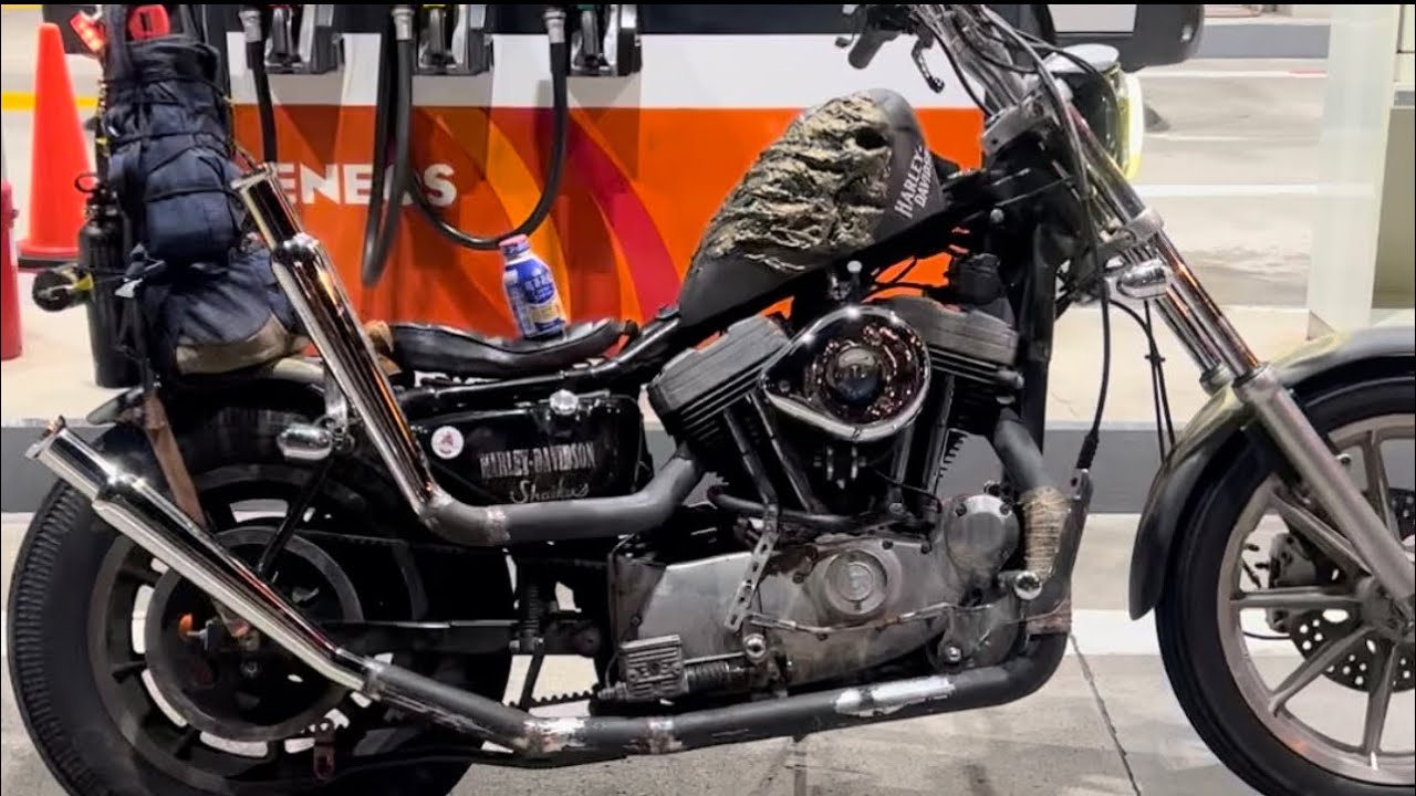 ハーレー マフラー カクテルシェイカー フィッシュテール アップ