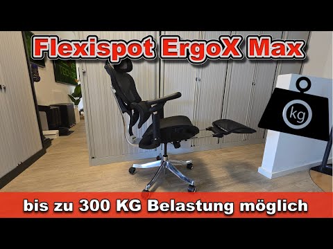 FlexiSpot ErgoX Max Test – Der beste ergonomische Bürostuhl 2025 für hohes Gewicht?