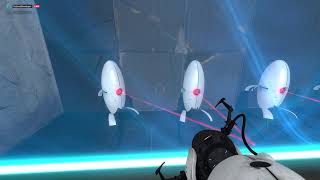 Turret Sweeping Takedown (Portal 2)