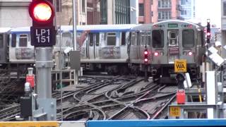 CTA Loop Shuttle Leaving Clark/Lake