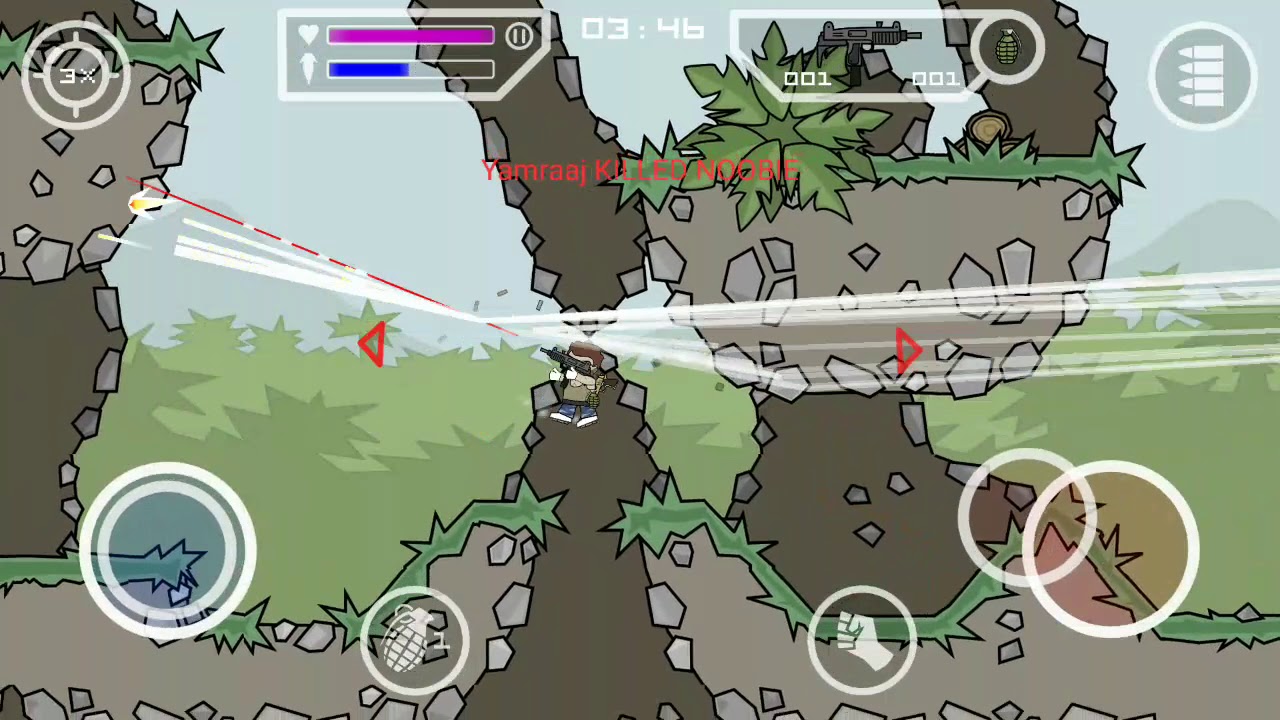Mini militia hacked gameplay.