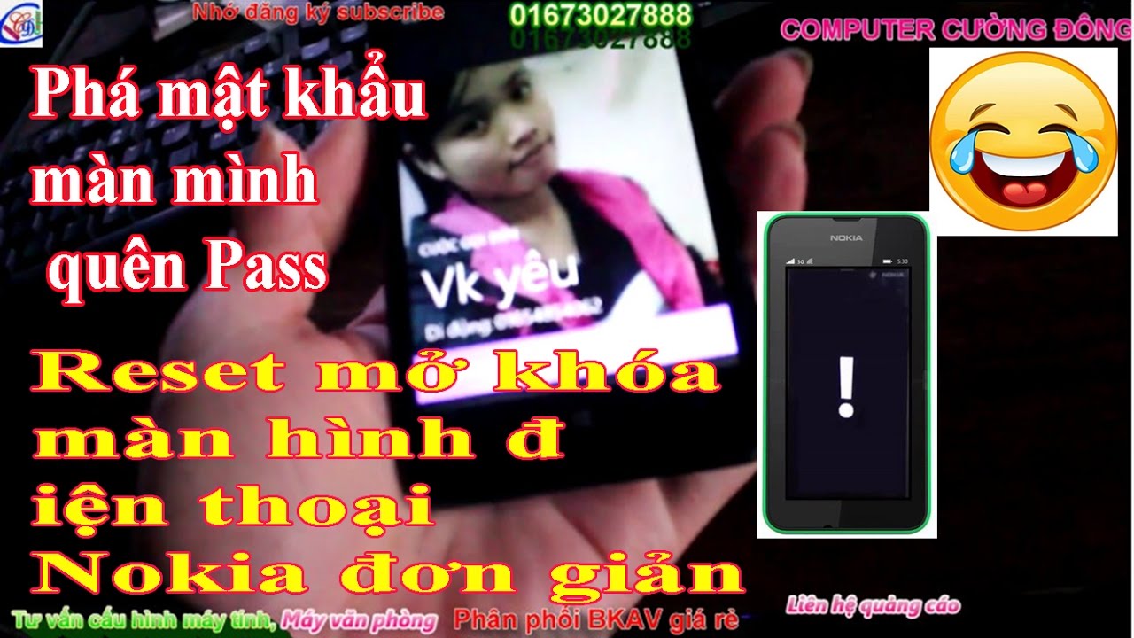 Reset mở khóa màn hình điện thoại Nokia đơn giản Ai... - youtube