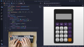 ASMR Programming - How to Build a Calculator App with JavaScript - No Talking