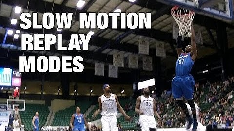 Slow Motion Instant Replay Modes with NewTek 3Play