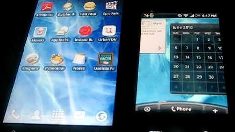 HTC Evo Home Screen Swiping Lag vs HTC Hero