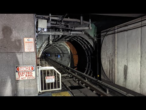 Bart police Scanner Audio Unauthorized Man in the Transbay Tube walks from San Francisco to Oakland