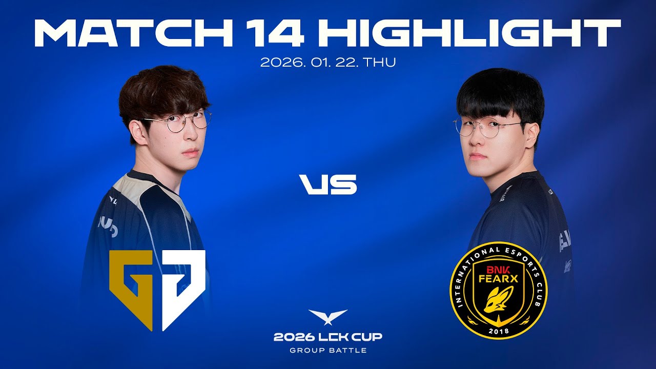 GEN vs BFX | 매치 14 하이라이트 | 2026 LCK CUP