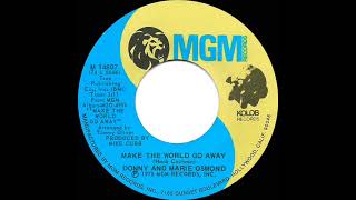 Watch Donny  Marie Osmond Make The World Go Away video