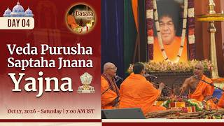 Day 04 | Veda Purusha Saptaha Jnana Yajna | Prasanthi Nilayam | Oct 17, 2026 | Dasara Celebrations screenshot 1