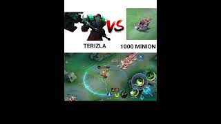 TERIZLA VS 1.000 MINIONS WHO WIN? #mobilelegends