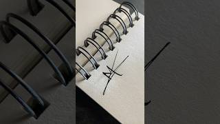 How to sign the letter M? #video #signature #viral #art