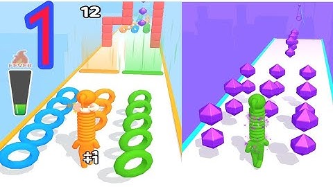 Long Neck Run - Gameplay Walkthrough Part 1! Level 1-15 ( android, iOS )