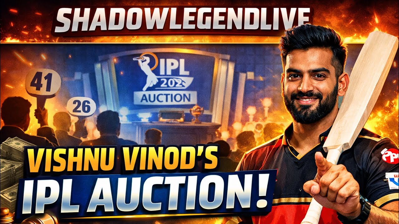 From 30L to 95L: The Rise of Vishnu Vinod! || @kraftonindiaesports @RealCricket 