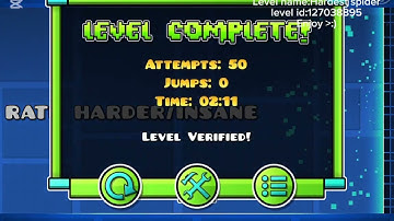 Hardest spider level, enjoy the level and the vid:)#geometrydash #gd #gaming 