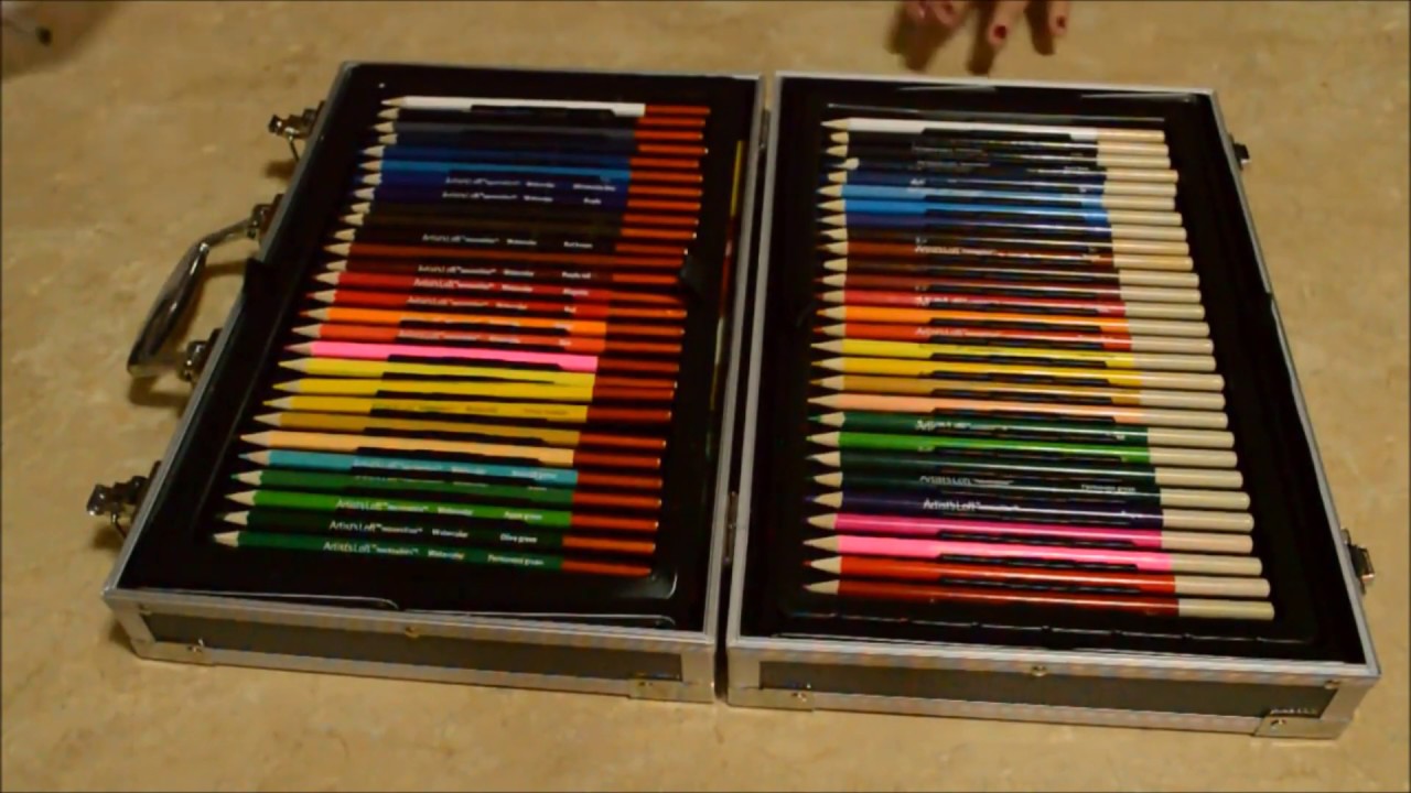 Unboxing Review Art Supply By Arts Loft color pencilsmarkerspaints