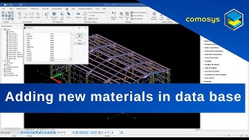 COMOSYS General Tutorials - Adding new materials to the database