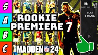 RANKING the BEST ROOKIE PREMIERES in Madden 24 Ultimate Team (Tier List)