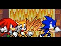 Sprite Animation | Knuckles & Tails Vs Sonic! |