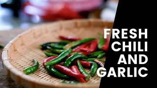 Chili Garlic Oil Presentation