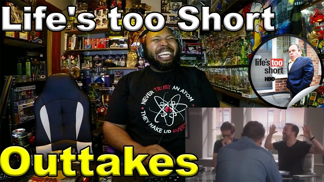 Ricky Gervais - Life's Too Short - Outtakes Reaction - YouTube