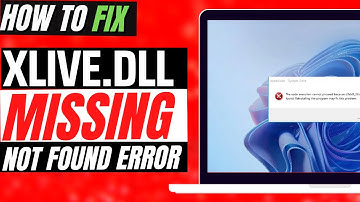 How To Fix Xlive.dll Missing/Not Found (GTA IV, batman arkham city Error) Windows 10/11/7 32/64 bit